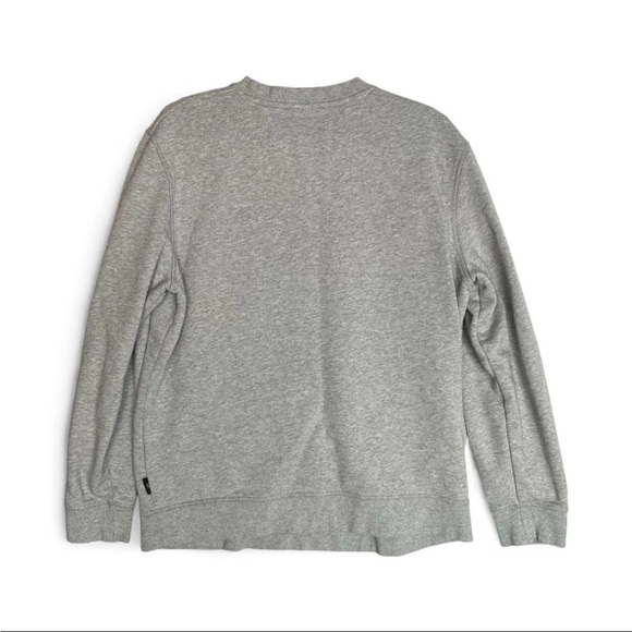 Ted Baker Men Hatton Crew Neck Sweatshirt Sz 3 M Gray Pullover Preppy Minimalist - Picture 5 of 11